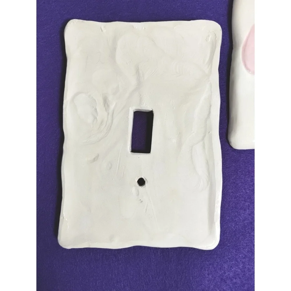 Handmade Ballerina Slipper Light Wall Plate Cover Purple 1 Switch Cover